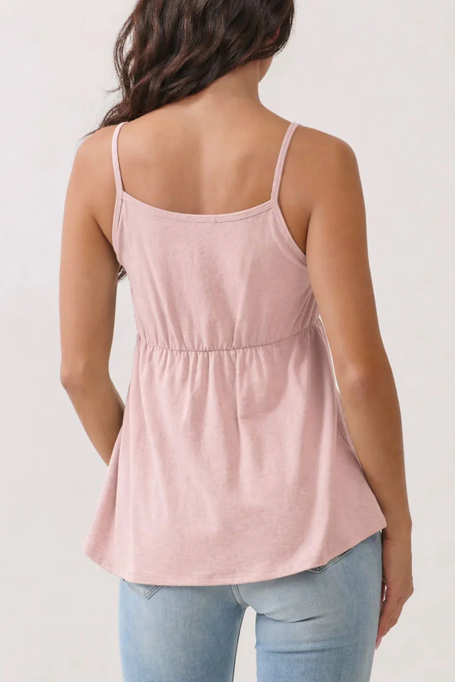 2000s Pleated Lace Trim Babydoll Cami Top - Image 7