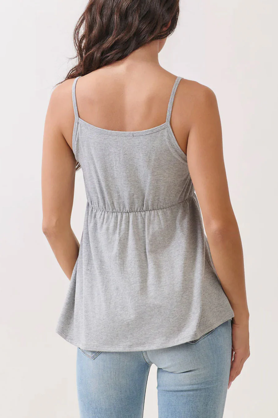 2000s Pleated Lace Trim Babydoll Cami Top - Image 9