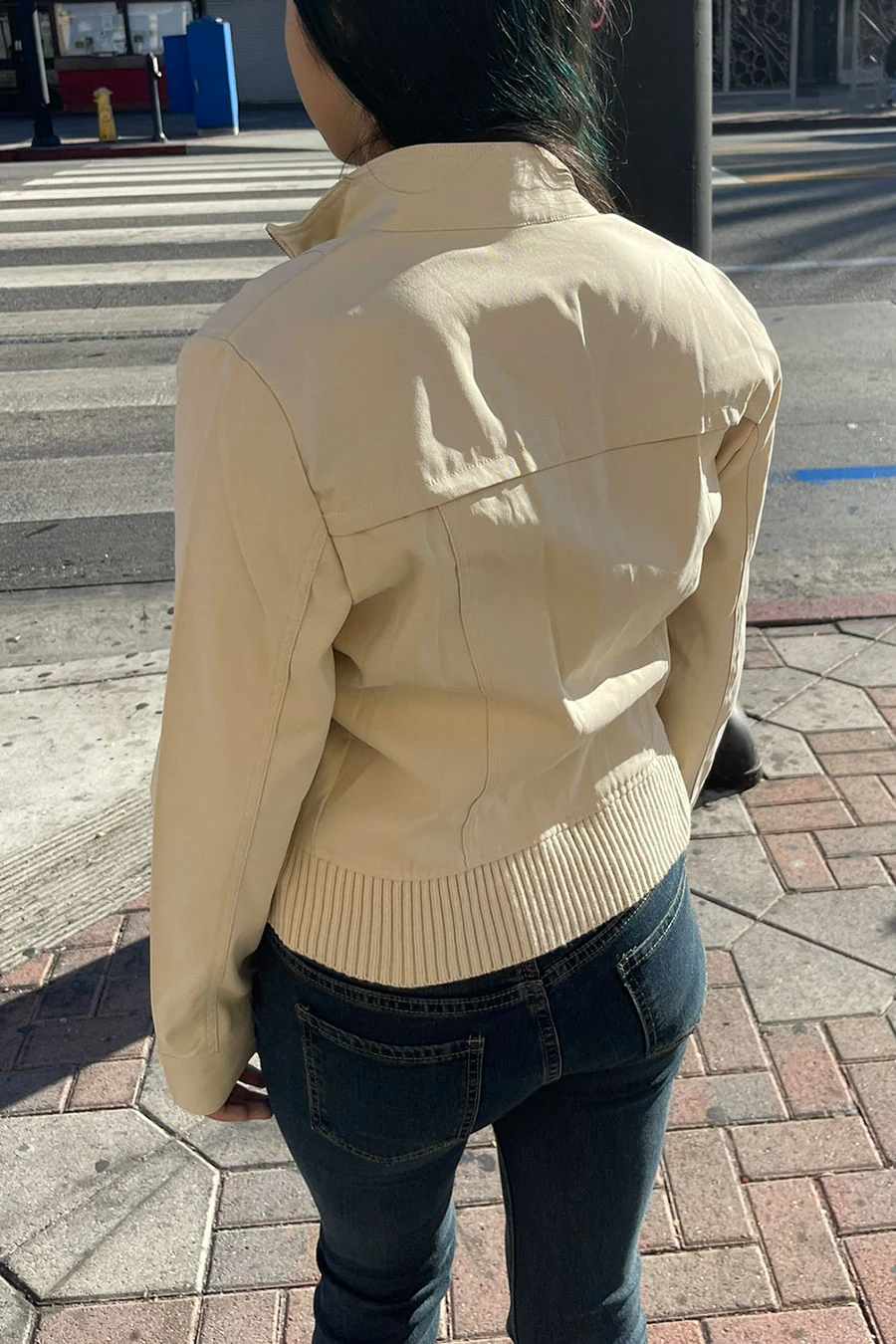 2000s Retro Style Khaki Jacket - Image 3