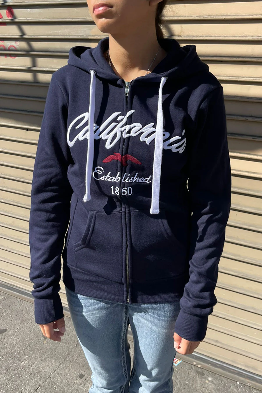 California Bird Fleece Zip-Up Hoodie Jacket - Image 12