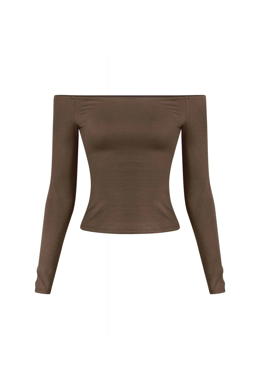 Tresser™ Long Sleeve Off Shoulder Casual Double-Layered Top - Image 2