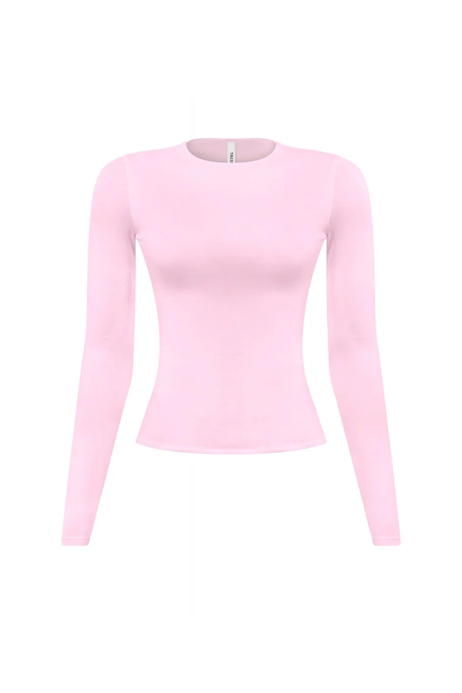 Tresser™ Long Sleeve Round Neck Solid Basic Double-Layered Top - Image 12