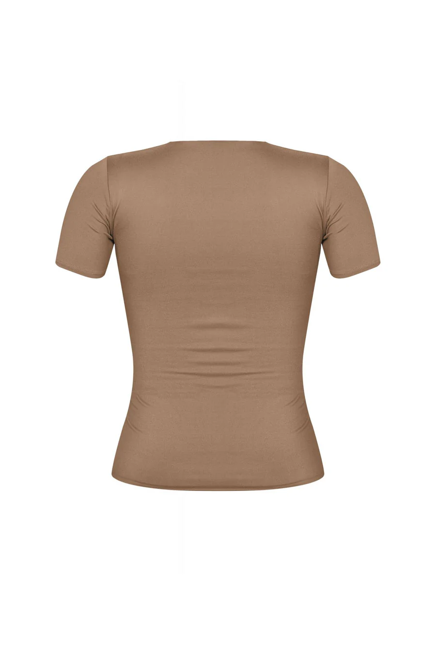 Tresser™ Short Sleeve Round Neck Basic Top (Double-Layer) - Image 5