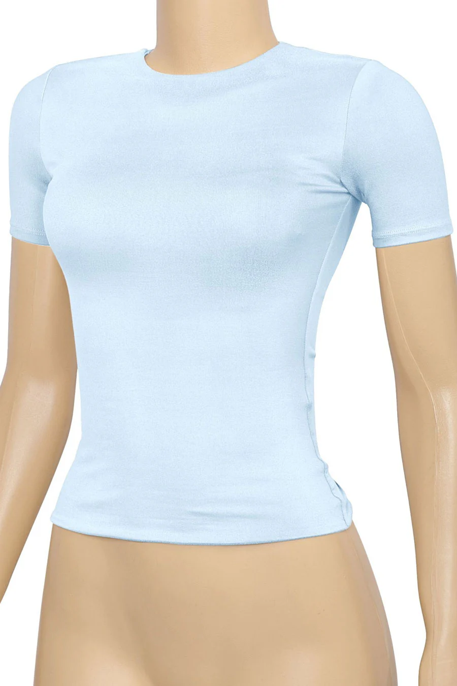 Tresser™ Short Sleeve Round Neck Basic Top (Double-Layer) - Image 10