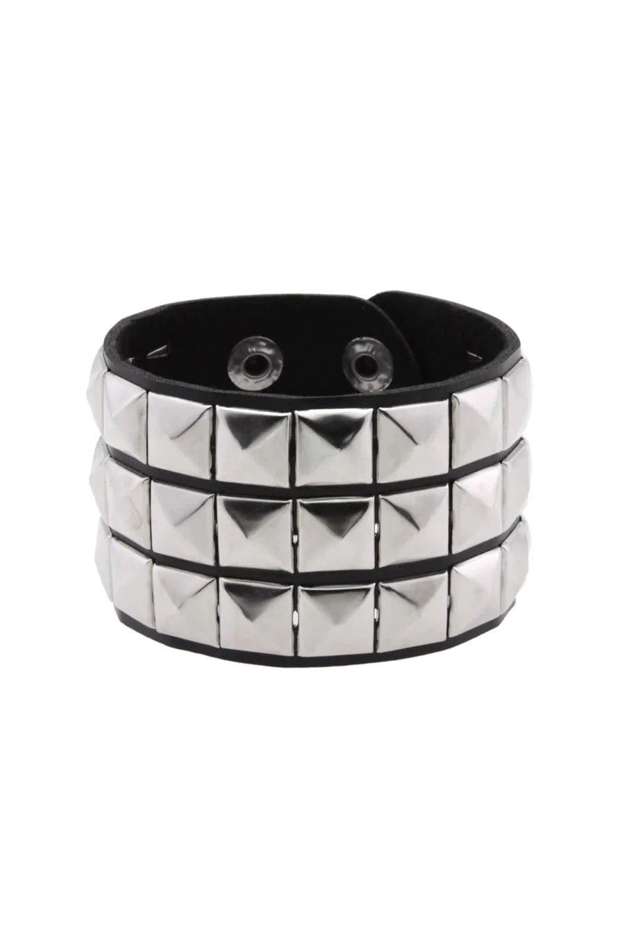Y2K Gothic Studded Faux Leather Bracelets - Image 9
